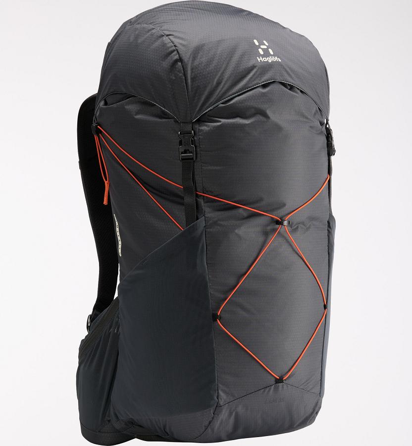 Haglöfs Mens L.I.M 35 Hiking Backpack Black/Orange New Zealand 57203PCYB